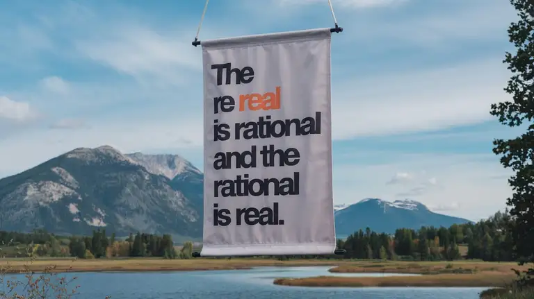 The Real is Rational and the Rational is Real